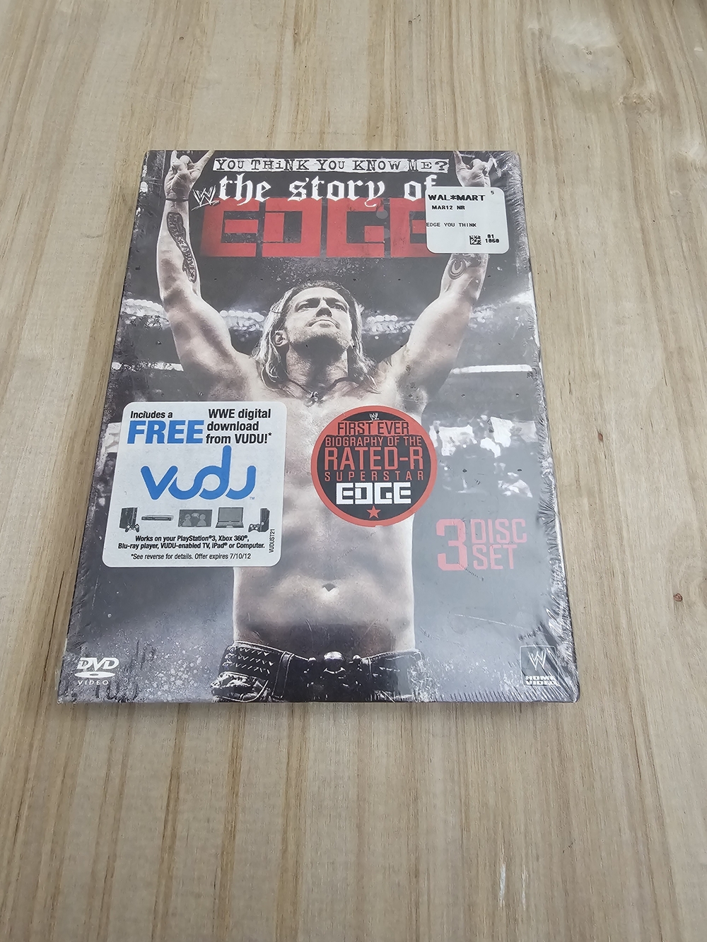 WWE Edge Collector DVD - Black, Red, White